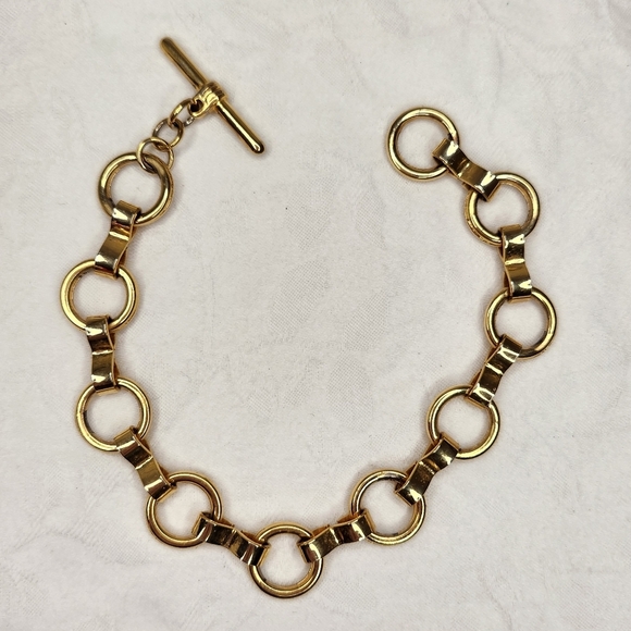 40s gold chainlink bracelet - Picture 2 of 7